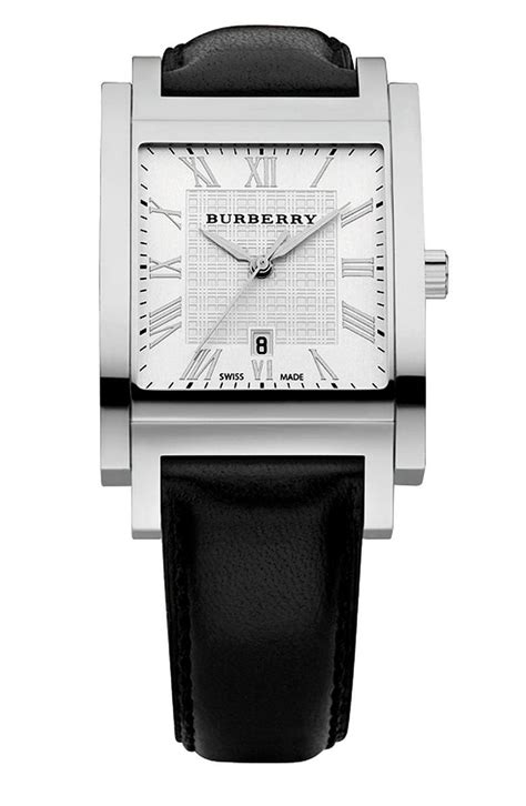 burberry square face mens watch|Burberry Stainless Steel Case Square Watches for sale .